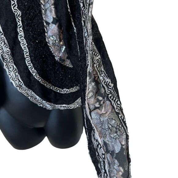 Sandy Starkman Black White Metallic Blazer - Picture 5 of 10